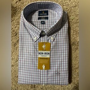 Stafford Fitted Non-Iron Dress Shirt